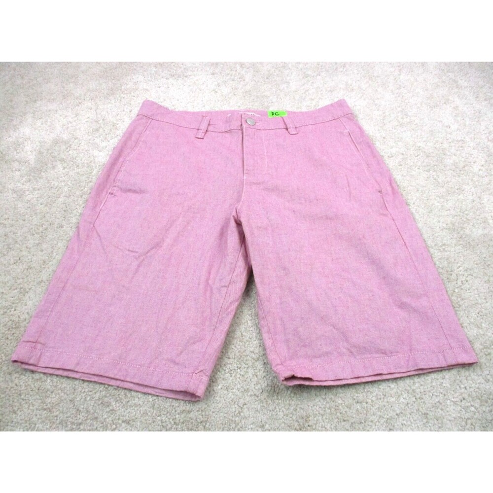 Mavi Jeans Shorts Mens 33 Pink Cotton Stretch Golf Preppy Chino Khaki Flat Front